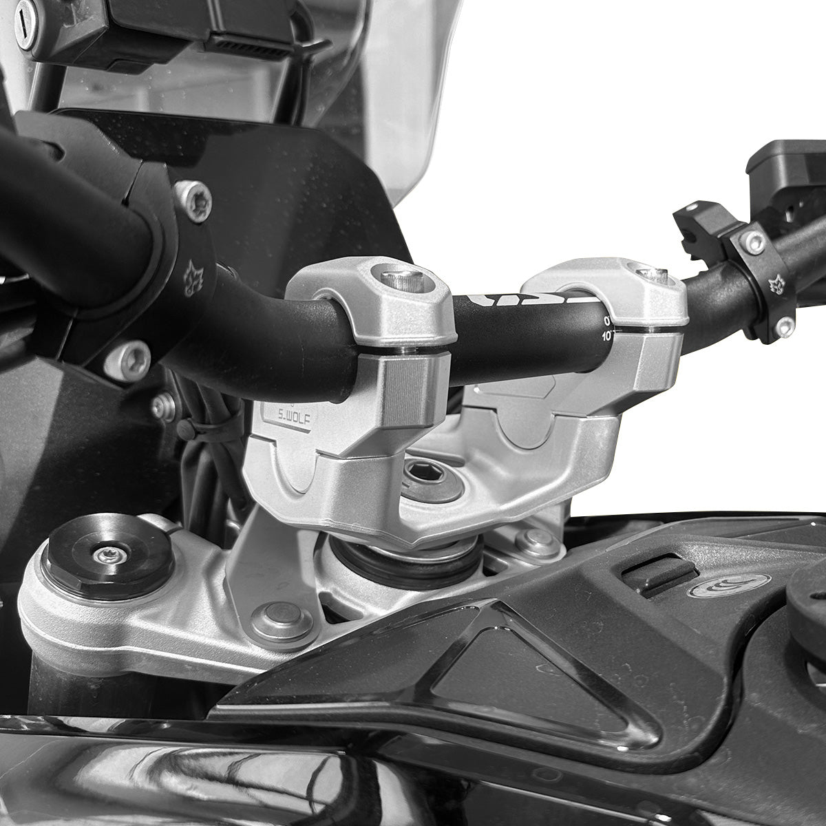 HANDLE BAR RISER BASE 25MM - BMW 1300GS/GSA
