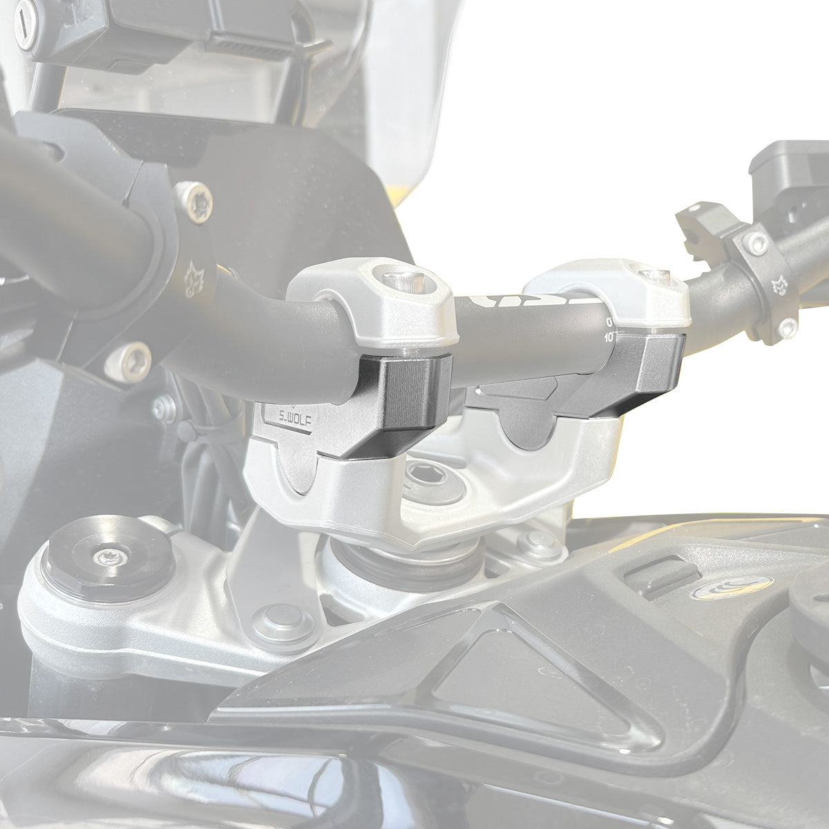 HANDLE BAR RISER BASE 25MM - BMW 1300GS/GSA