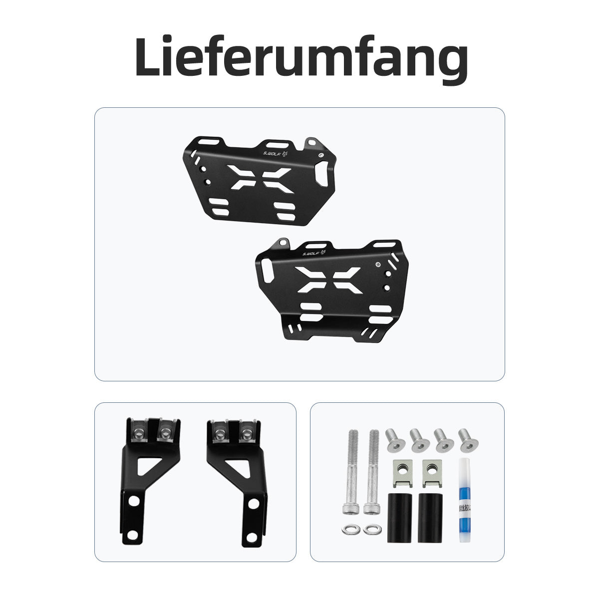REAR RACK & SIDE EXTENSION PANEL - VOGE DS900X